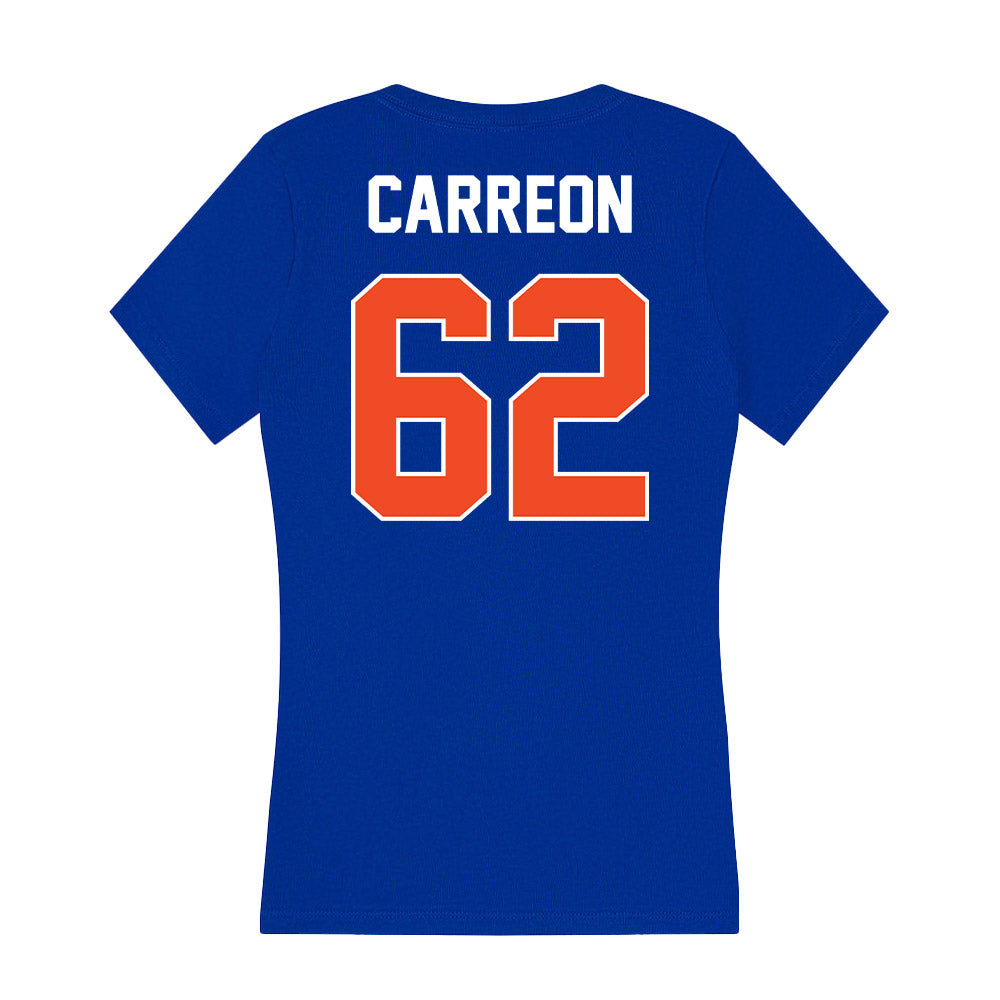 Boise State - NCAA Football : Rogelio Carreon - Women's V-Neck T-Shirt-1