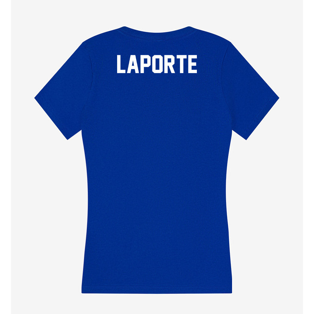 Boise State - NCAA Women's Track & Field : Lily LaPorte - Women's V-Neck T-Shirt-1