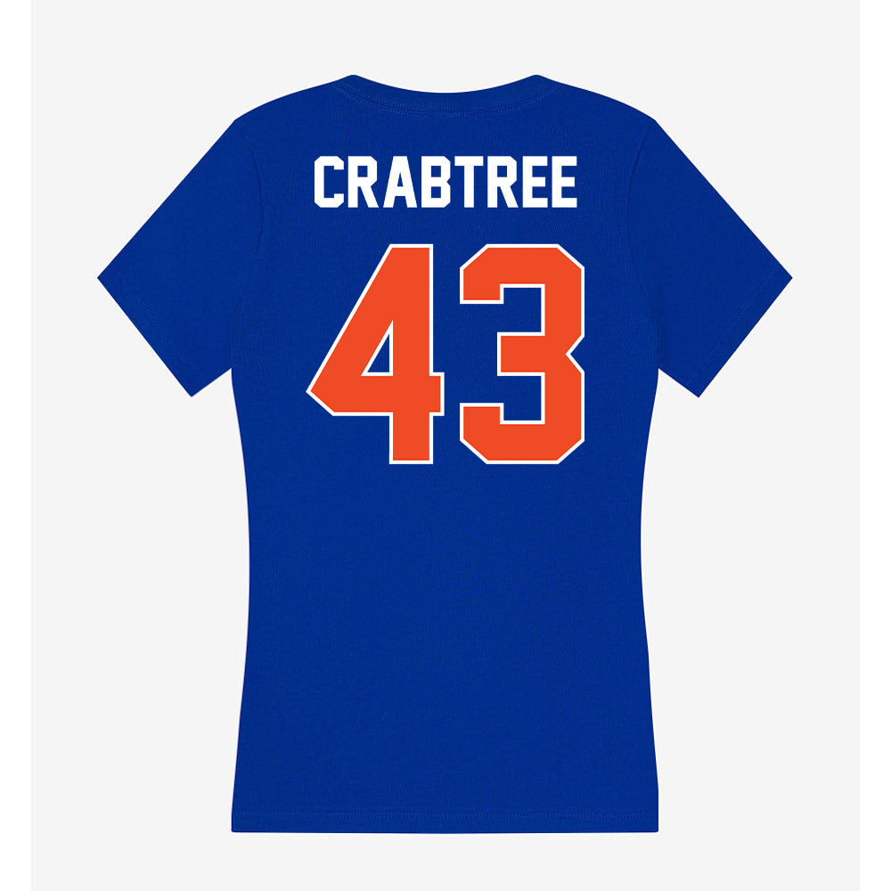 Boise State - NCAA Softball : Kodi Crabtree - Women's V-Neck T-Shirt-1