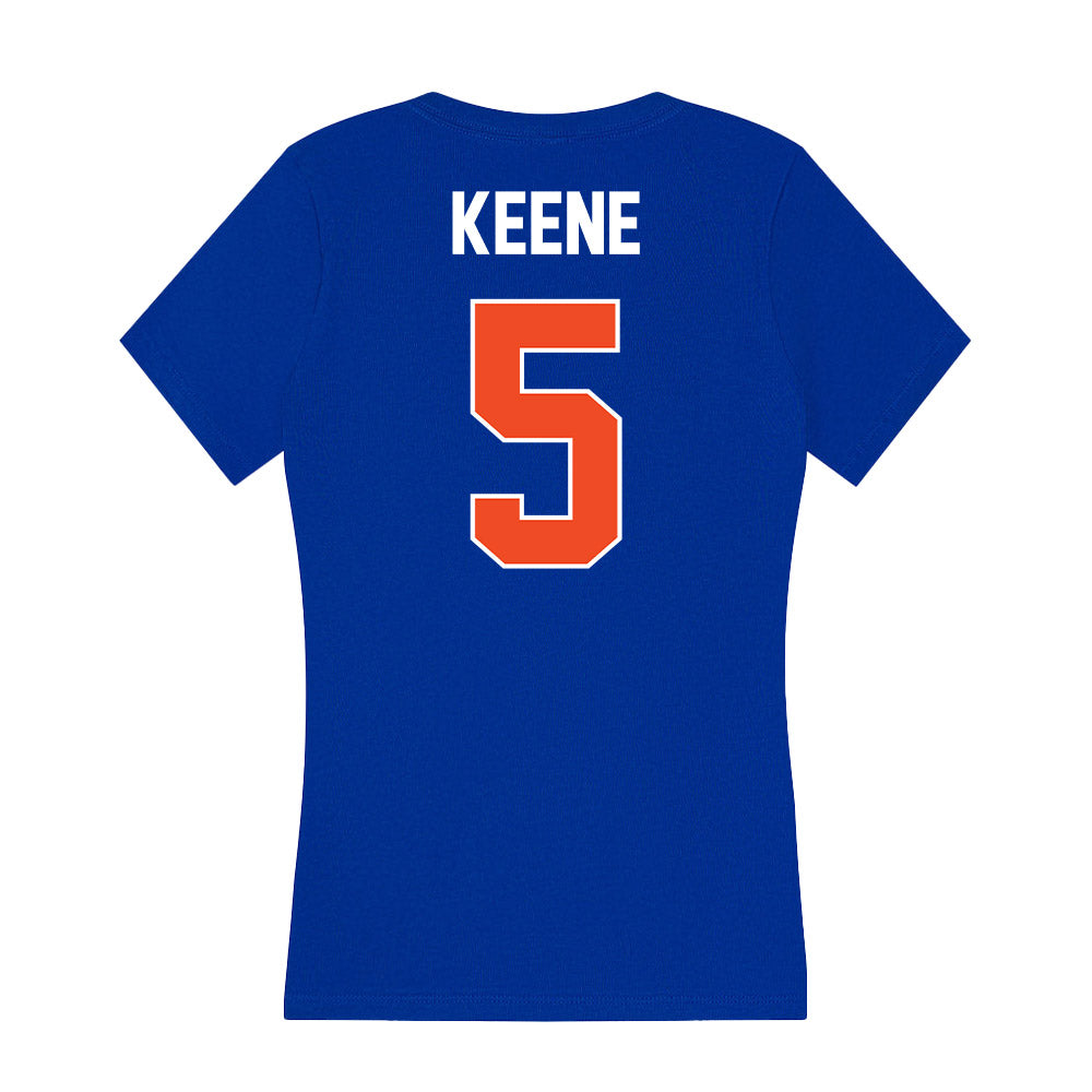 Boise State - NCAA Men's Basketball : Rj Keene - Women's V-Neck T-Shirt-1