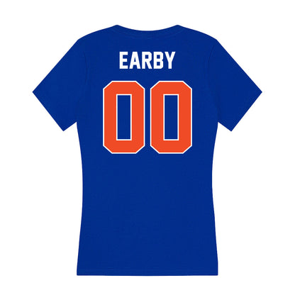 Boise State - NCAA Football : Jeremiah Earby - Women's V-Neck T-Shirt-1