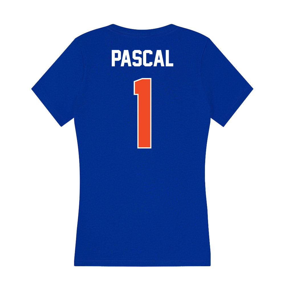 Boise State - NCAA Women's Gymnastics : Blake Pascal - Women's V-Neck T-Shirt-1