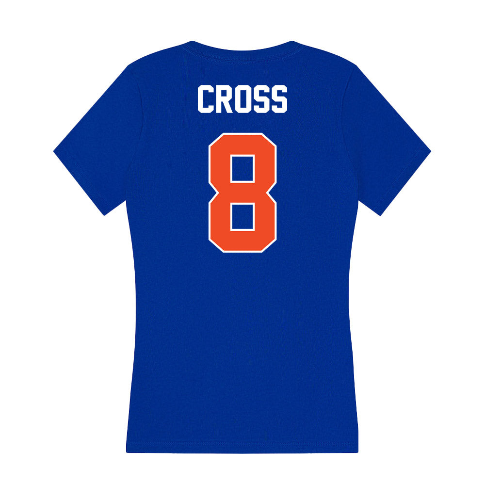Boise State - NCAA Women's Soccer : Carly Cross - Women's V-Neck T-Shirt-1