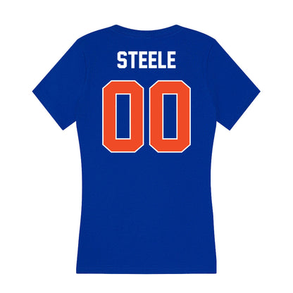 Boise State - NCAA Football : Jason Steele - Women's V-Neck T-Shirt-1