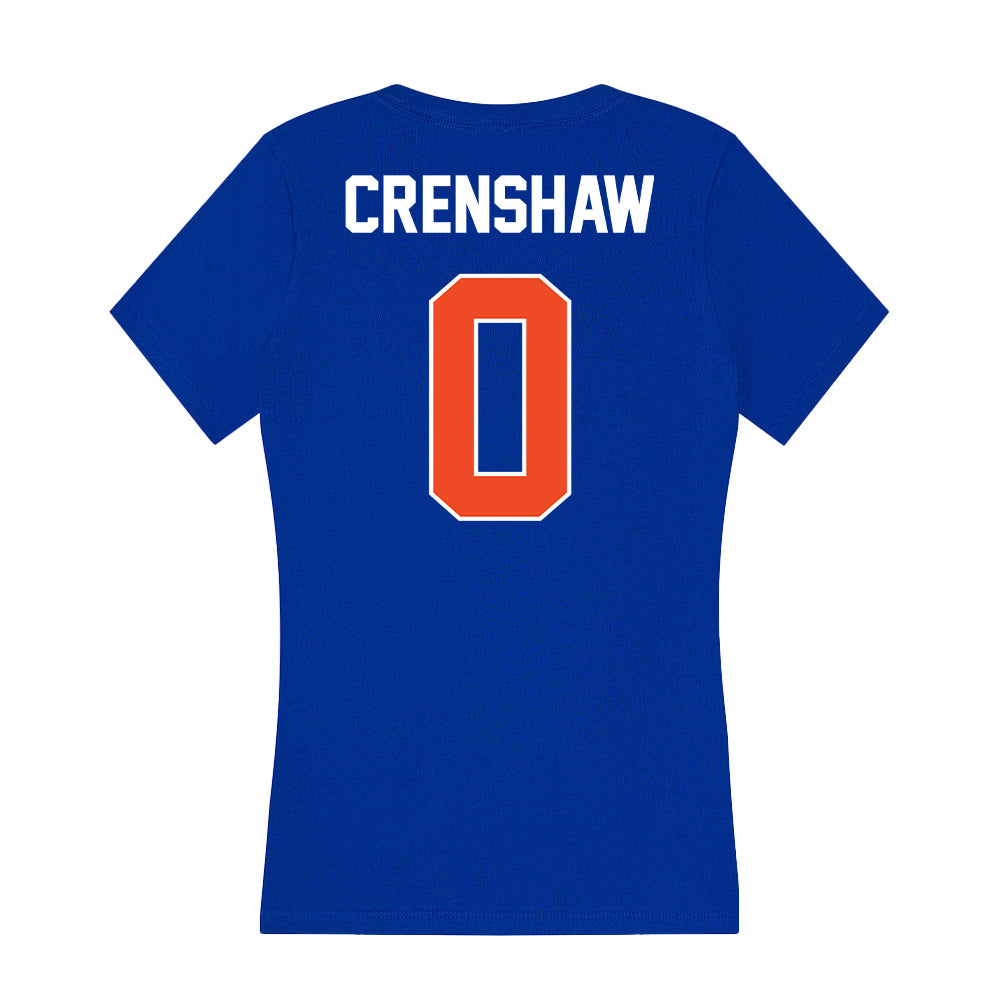 Boise State - NCAA Women's Soccer : Genevieve Crenshaw - Women's V-Neck T-Shirt-1