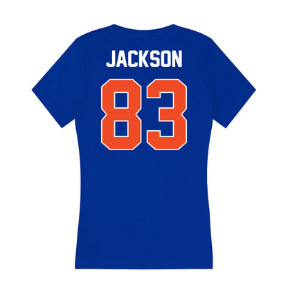 Boise State - NCAA Football : Tyrone Jackson - Women's V-Neck T-Shirt-1