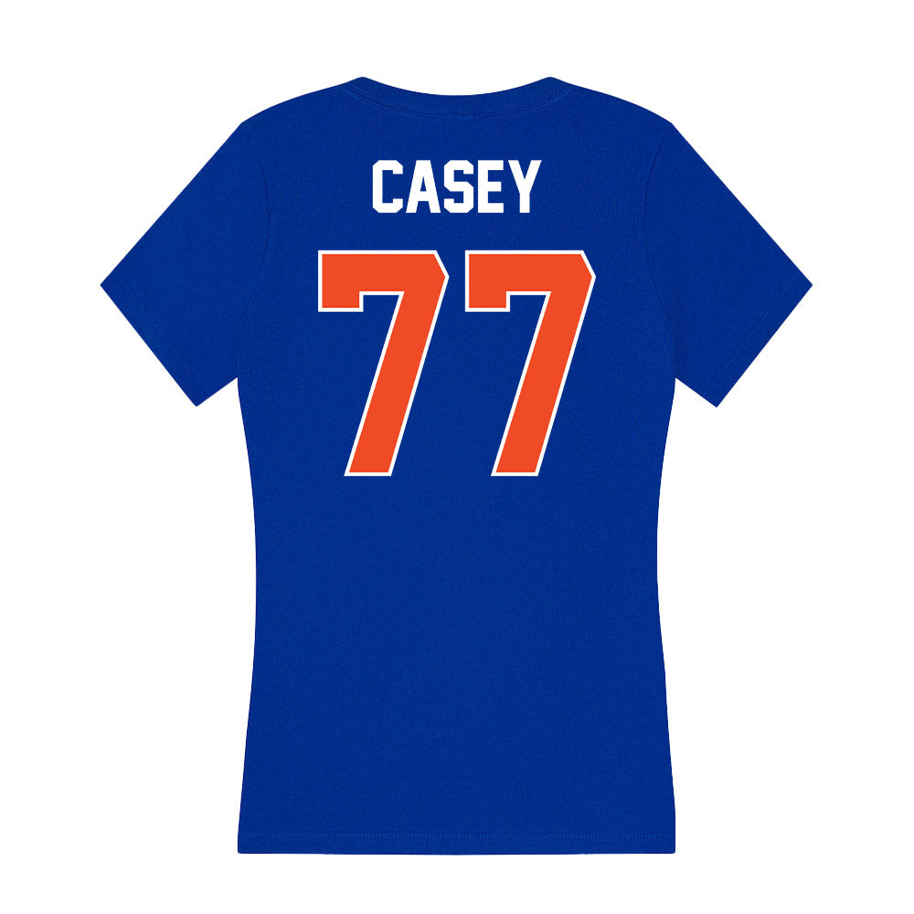 Boise State - NCAA Football : Kage Casey - Women's V-Neck T-Shirt-1