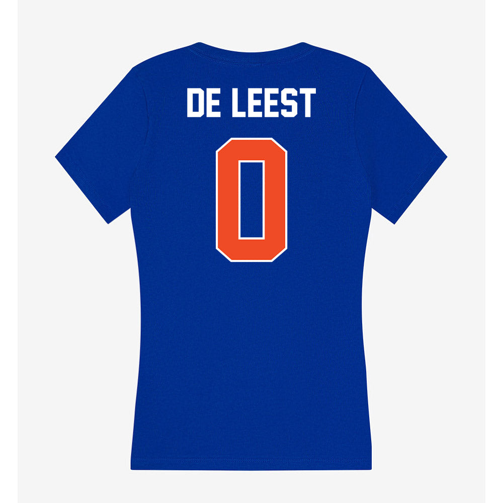Boise State - NCAA Women's Soccer : Ava de Leest - Women's V-Neck T-Shirt-1