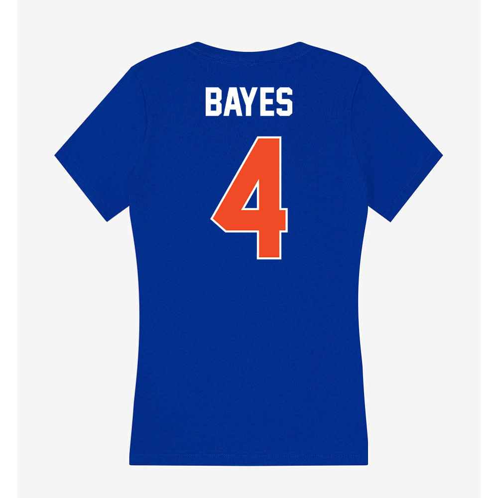 Boise State - NCAA Women's Basketball : Dani Bayes - Women's V-Neck T-Shirt-1
