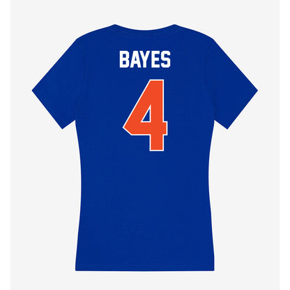 Boise State - NCAA Women's Basketball : Dani Bayes - Women's V-Neck T-Shirt-1