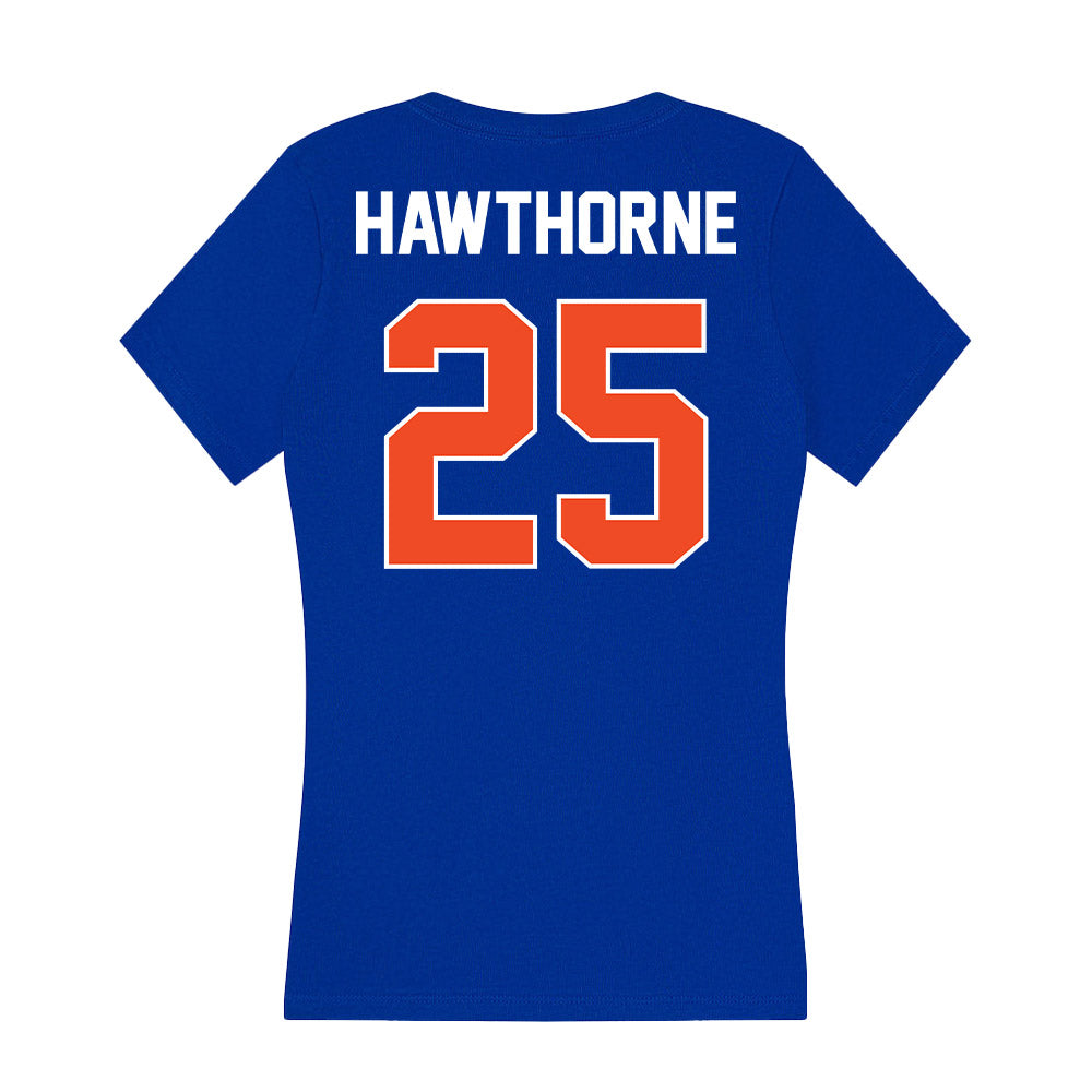 Boise State - NCAA Football : Nick Hawthorne - Women's V-Neck T-Shirt-1