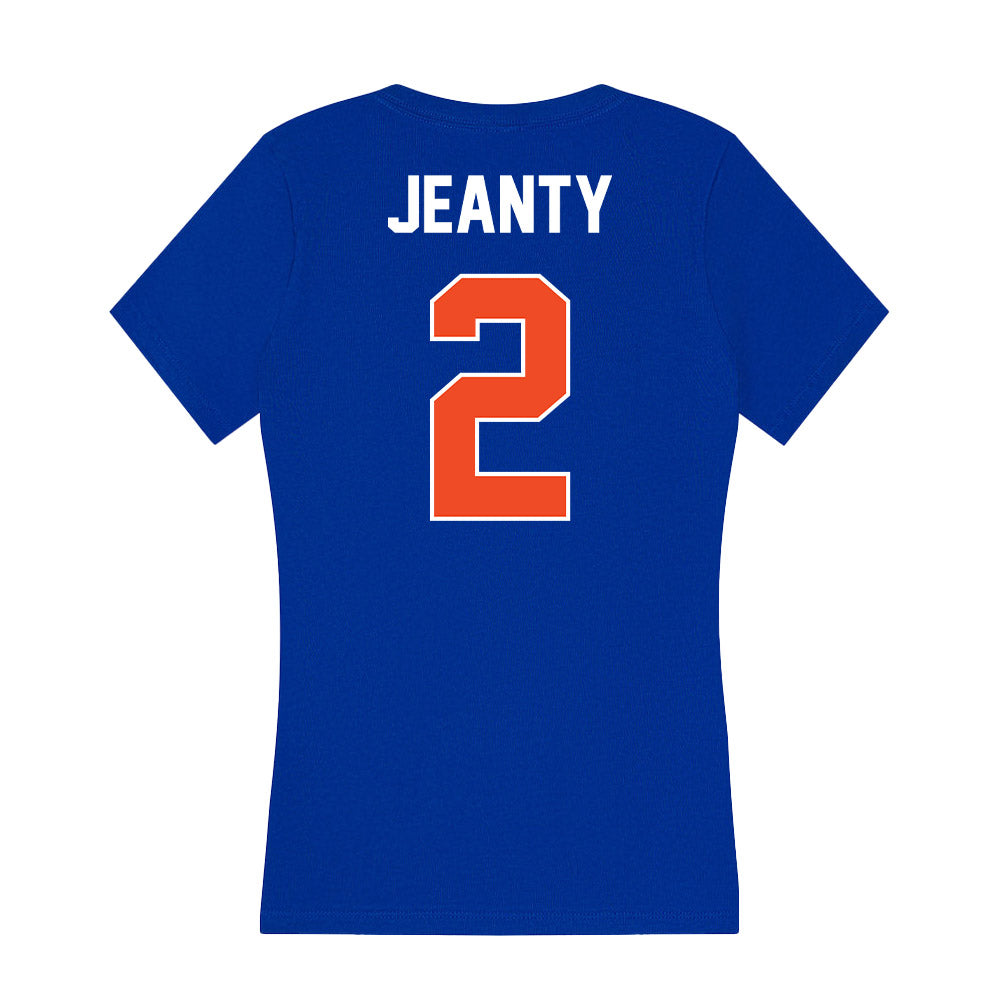 Boise State - NCAA Football : Ashton Jeanty - Women's V-Neck T-Shirt-1