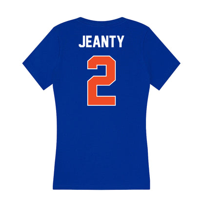 Boise State - NCAA Football : Ashton Jeanty - Women's V-Neck T-Shirt-1