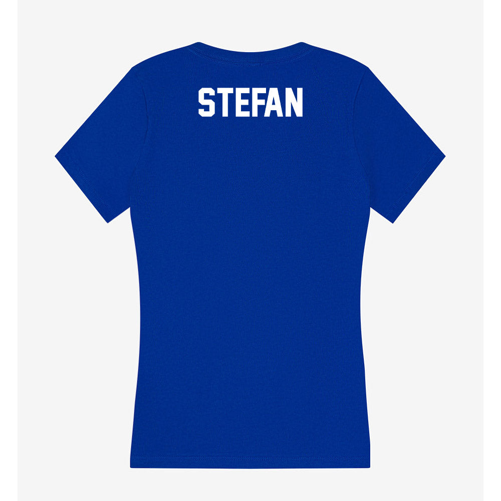 Boise State - NCAA Women's Track & Field : Emily Stefan - Women's V-Neck T-Shirt-1