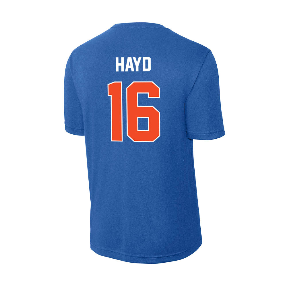 Boise State - NCAA Beach Volleyball : Nora Hayd - Activewear T-Shirt-1