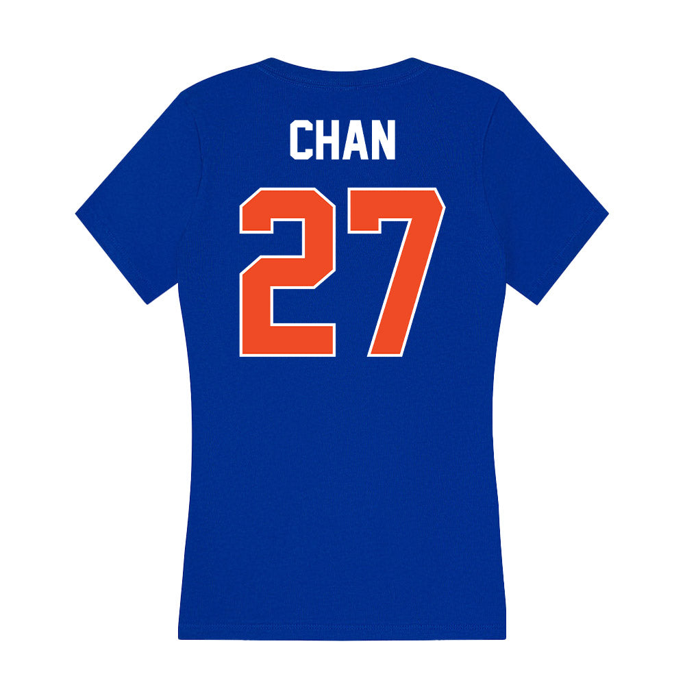 Boise State - NCAA Football : Kayden Chan - Women's V-Neck T-Shirt-1