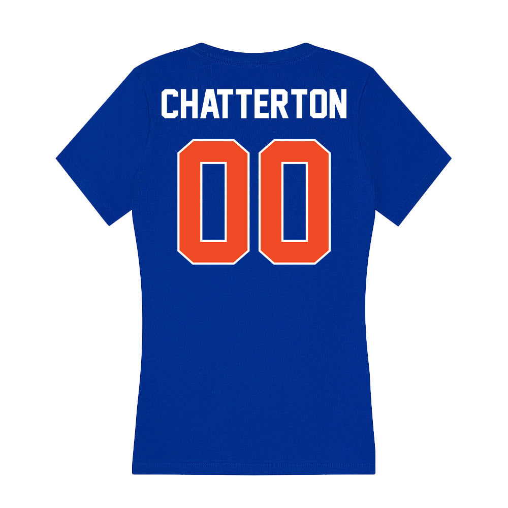 Boise State - NCAA Women's Soccer : Alicia Chatterton - Women's V-Neck T-Shirt-1