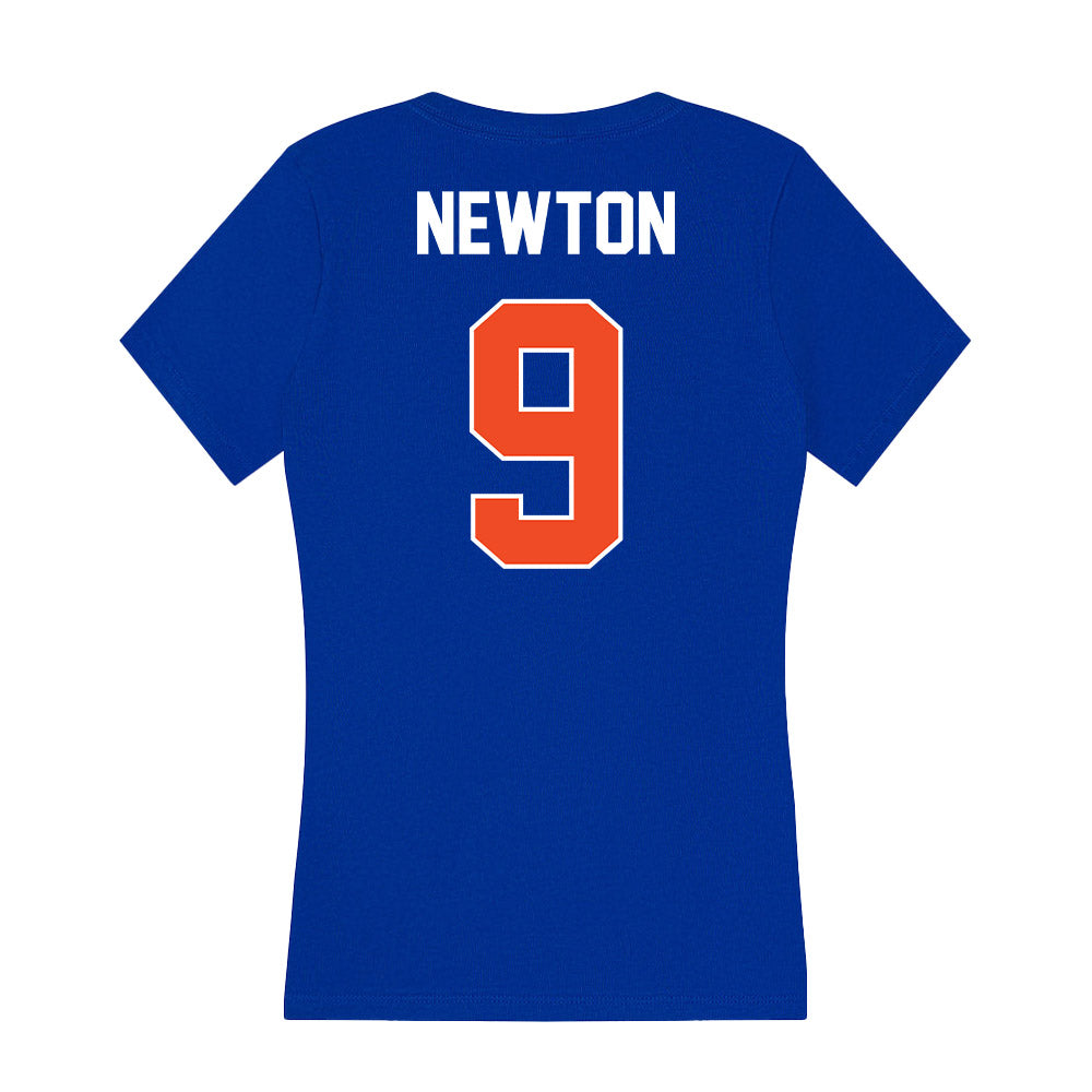 Boise State - NCAA Football : Sheldon Newton - Women's V-Neck T-Shirt-1