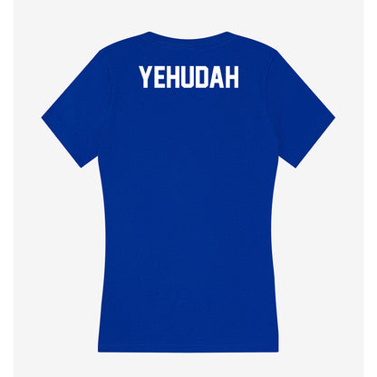 Boise State - NCAA Women's Gymnastics : Nesia Bat Yehudah - Women's V-Neck T-Shirt-1