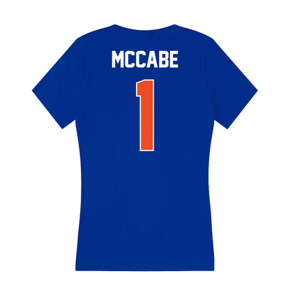 Boise State - NCAA Women's Soccer : Molly McCabe - Women's V-Neck T-Shirt-1