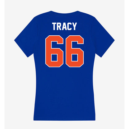 Boise State - NCAA Football : Jacob Tracy - Women's V-Neck T-Shirt-1