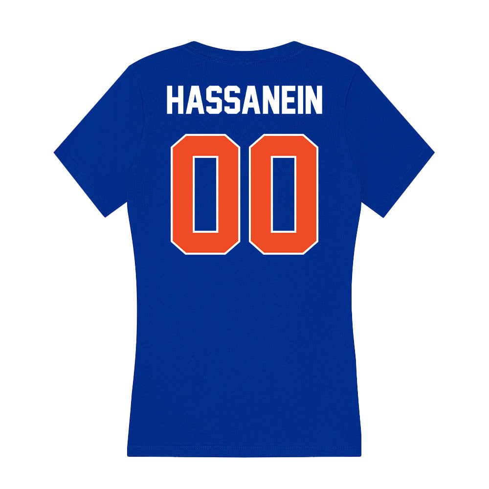 Boise State - NCAA Football : Ahmed Hassanein - Women's V-Neck T-Shirt-1