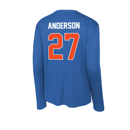 Boise State - NCAA Women's Soccer : Oakley Anderson - Activewear Long Sleeve T-Shirt