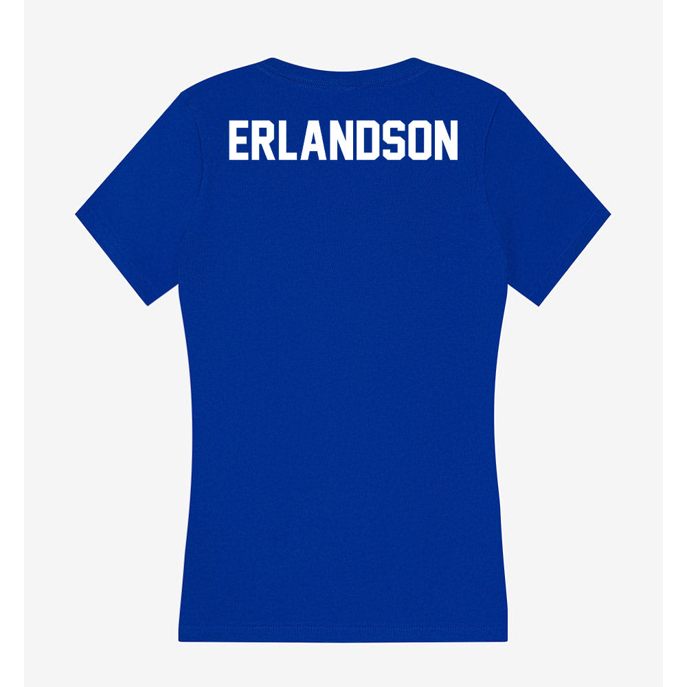 Boise State - NCAA Women's Track & Field : Tatum Erlandson - Women's V-Neck T-Shirt-1