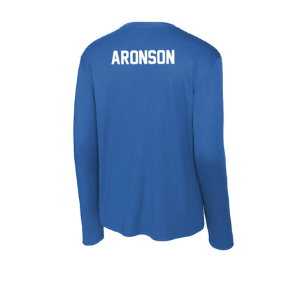 Boise State - NCAA Men's Tennis : Stewart Aronson - Activewear Long Sleeve T-Shirt-1