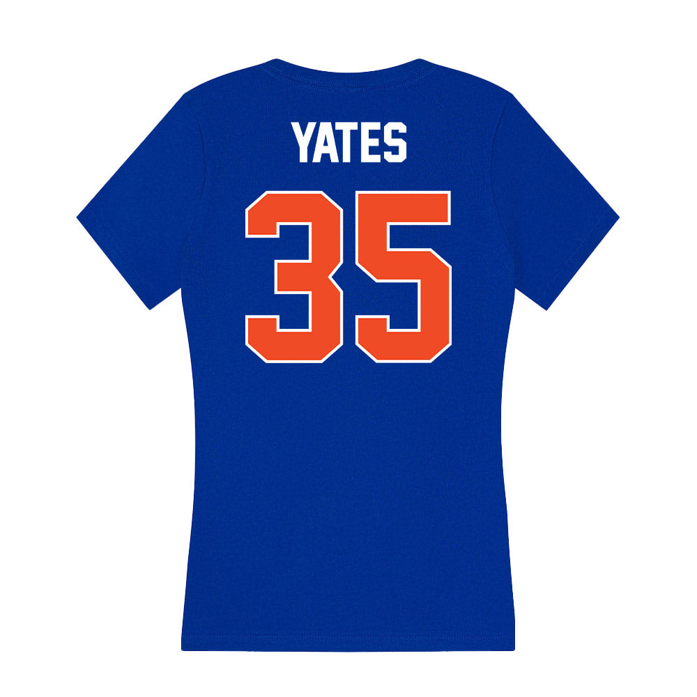 Boise State - NCAA Women's Soccer : Chloe Yates - Women's V-Neck T-Shirt-1