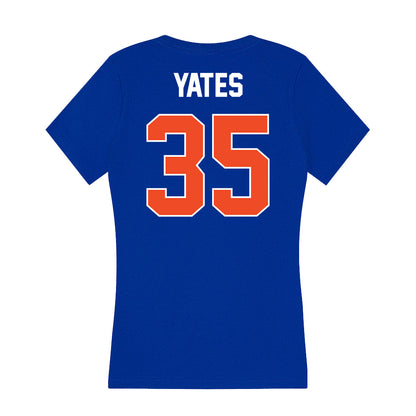 Boise State - NCAA Women's Soccer : Chloe Yates - Women's V-Neck T-Shirt-1