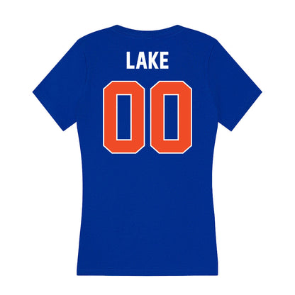 Boise State - NCAA Softball : Megan Lake - Women's V-Neck T-Shirt-1