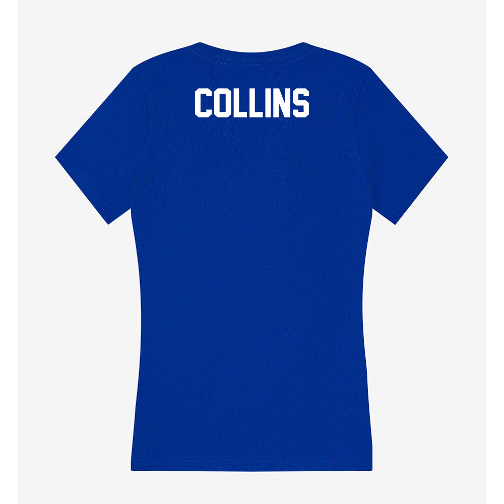 Boise State - NCAA Women's Track & Field : Nadia Collins - Women's V-Neck T-Shirt-1