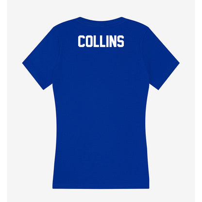 Boise State - NCAA Women's Track & Field : Nadia Collins - Women's V-Neck T-Shirt-1