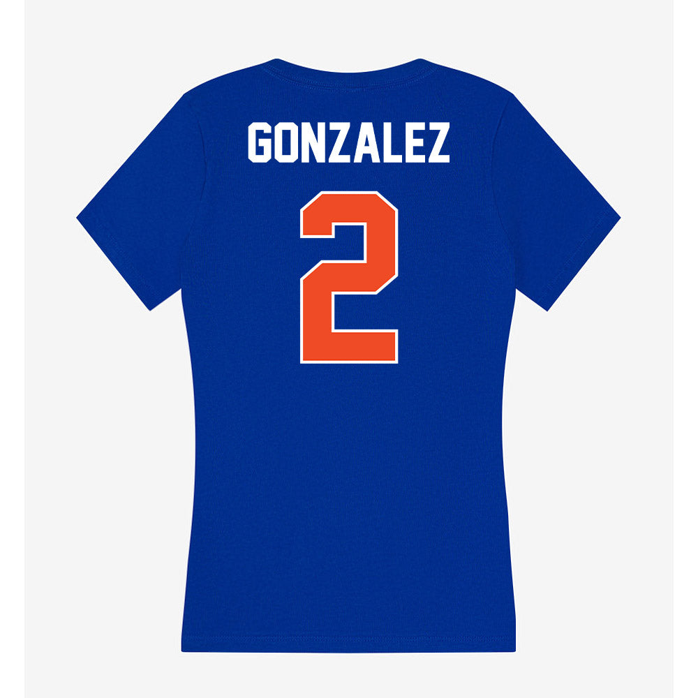 Boise State - NCAA Softball : Marissa Gonzalez - Women's V-Neck T-Shirt-1