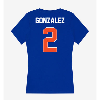 Boise State - NCAA Softball : Marissa Gonzalez - Women's V-Neck T-Shirt-1