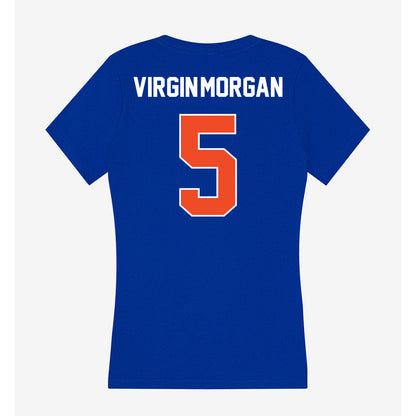 Boise State - NCAA Football : Jayden Virgin-Morgan - Women's V-Neck T-Shirt-1