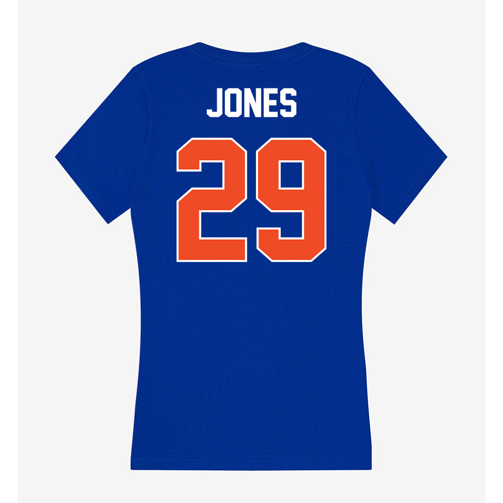 Boise State - NCAA Football : Adrian Jones - Women's V-Neck T-Shirt-1