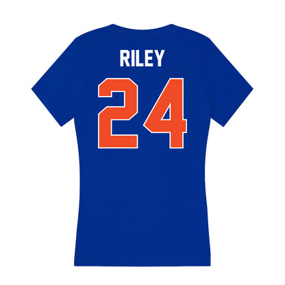 Boise State - NCAA Football : Dylan Riley - Women's V-Neck T-Shirt-1