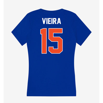 Boise State - NCAA Softball : Kaylee Vieira - Women's V-Neck T-Shirt-1