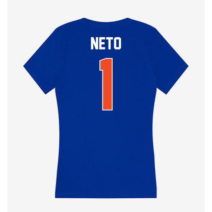 Boise State - NCAA Men's Basketball : Aginaldo Neto - Women's V-Neck T-Shirt-1