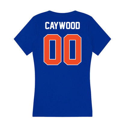 Boise State - NCAA Football : Roman Caywood - Women's V-Neck T-Shirt-1