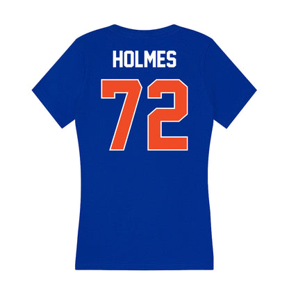 Boise State - NCAA Football : Zach Holmes - Women's V-Neck T-Shirt-1