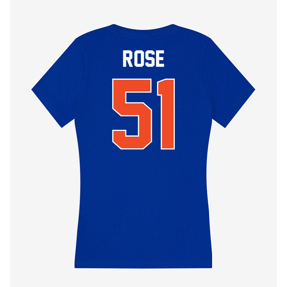 Boise State - NCAA Softball : Julianne Rose - Women's V-Neck T-Shirt-1