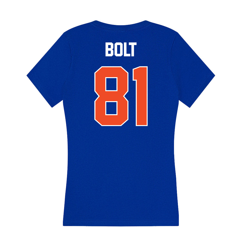 Boise State - NCAA Football : Austin Bolt - Women's V-Neck T-Shirt-1