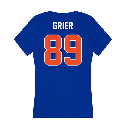 Boise State - NCAA Football : Jackson Grier - Women's V-Neck T-Shirt-1