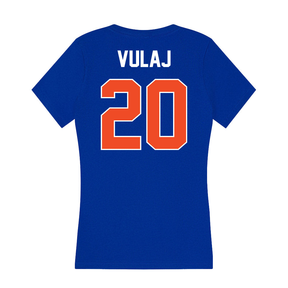 Boise State - NCAA Women's Gymnastics : Alyssa Vulaj - Women's V-Neck T-Shirt-1