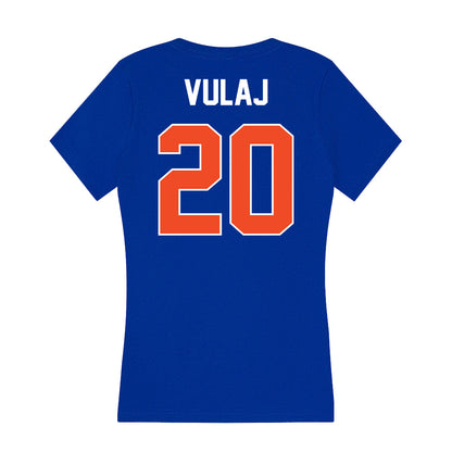 Boise State - NCAA Women's Gymnastics : Alyssa Vulaj - Women's V-Neck T-Shirt-1