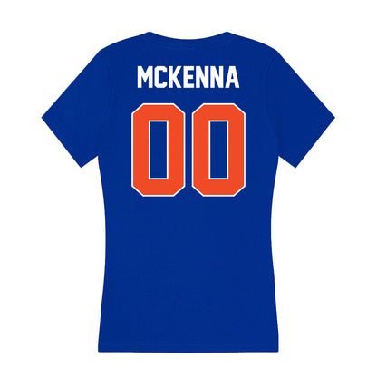 Boise State - NCAA Football : Trevor Mckenna - Women's V-Neck T-Shirt-1