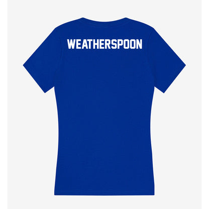 Boise State - NCAA Men's Track & Field : Raekwon Weatherspoon - Women's V-Neck T-Shirt-1